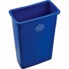 Global Industrial Rectangle Recycling Blue, Plastic 261902RBL